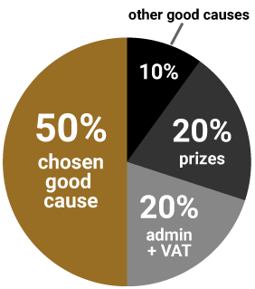 Ticket allocation pie chart